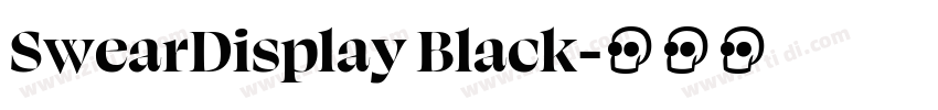SwearDisplay Black字体转换